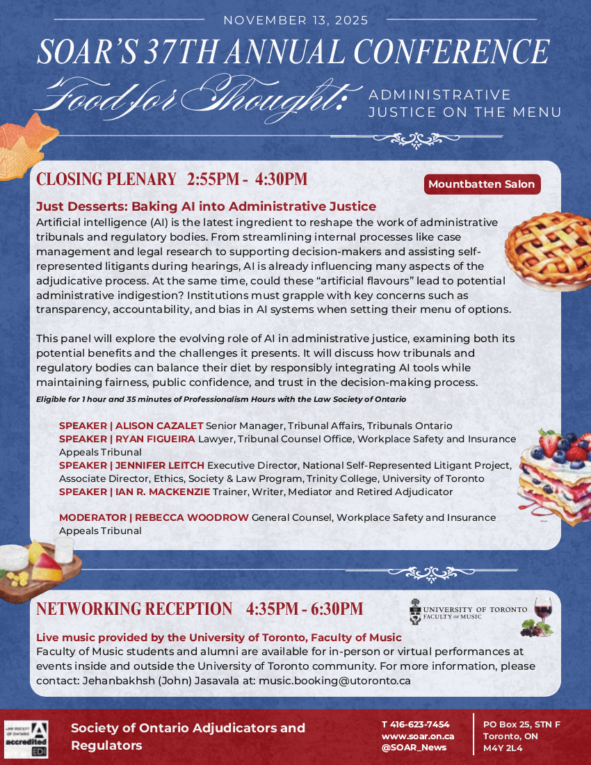 SOAR's 37th Annual Conference program page 6