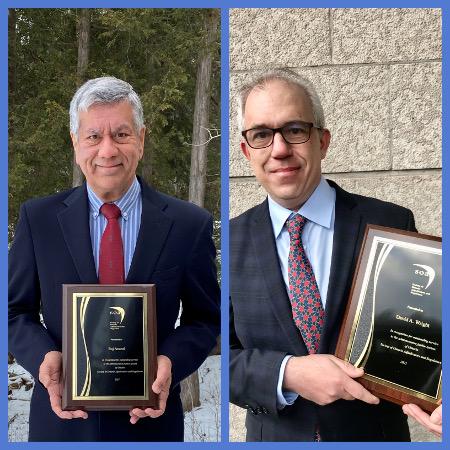 Raj Anand and David Wright, 2021 SOAR Medal Recipients