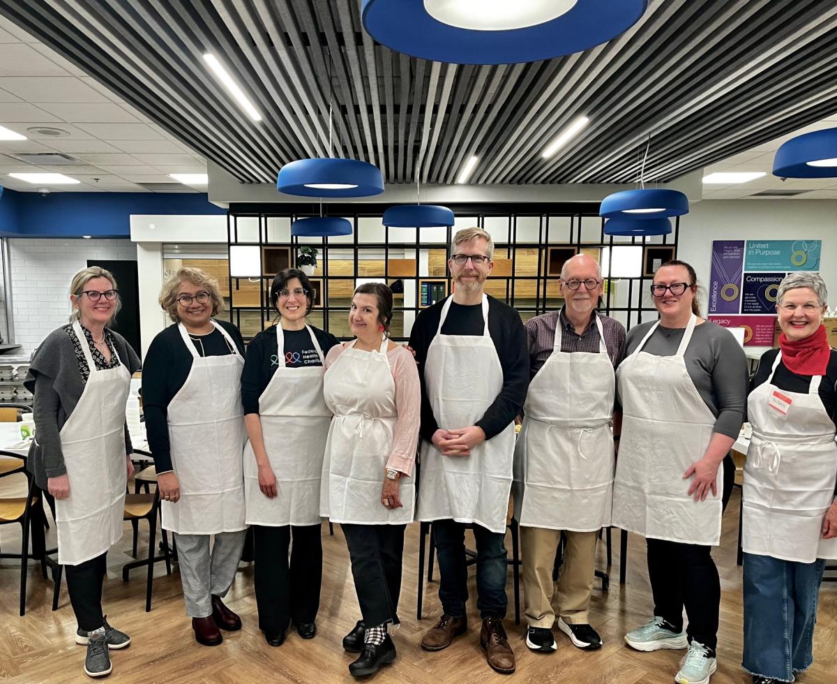 Volunteers for kitchen