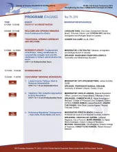 Program at a glance 2019, page 1