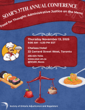 SOAR's 37th Annual Conference program page 1