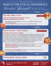 SOAR's 37th Annual Conference program page 2